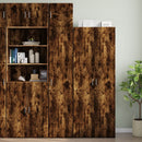 skab 40x42,5x225 cm smalt konstrueret træ røget egetræsfarve