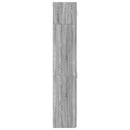 skab 40x42,5x225 cm smalt konstrueret træ grå sonoma-eg