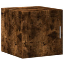 skab 40x42,5x225 cm smalt konstrueret træ røget egetræsfarve