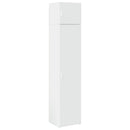 skab 45x42,5x225 cm smalt konstrueret træ hvid