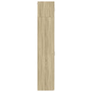 skab 45x42,5x225 cm smalt konstrueret træ sonoma-eg