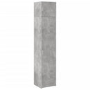skab 45x42,5x225 cm smalt konstrueret træ betongrå