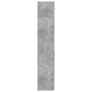 skab 45x42,5x225 cm smalt konstrueret træ betongrå