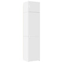 skab 50x42,5x225 cm smalt konstrueret træ hvid