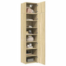 skab 50x42,5x225 cm smalt konstrueret træ sonoma-eg
