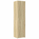 skab 50x42,5x225 cm smalt konstrueret træ sonoma-eg