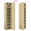 skab 50x42,5x225 cm smalt konstrueret træ sonoma-eg