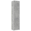 skab 50x42,5x225 cm smalt konstrueret træ betongrå