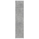 skab 50x42,5x225 cm smalt konstrueret træ betongrå