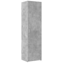 skab 50x42,5x225 cm smalt konstrueret træ betongrå