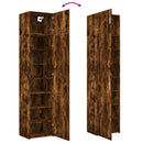skab 50x42,5x225 cm smalt konstrueret træ røget egetræsfarve
