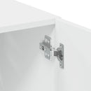 opbevaringsskab 70x42,5x225 cm konstrueret træ hvid