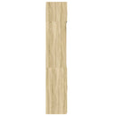 skab 70x42,5x225 cm smalt konstrueret træ sonoma-eg