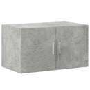 skab 70x42,5x225 cm smalt konstrueret træ betongrå