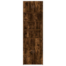 skab 70x42,5x225 cm konstrueret træ røget egetræsfarve