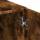 skab 70x42,5x225 cm konstrueret træ røget egetræsfarve