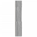 skab 70x42,5x225 cm konstrueret træ grå sonoma-eg