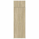 skab 70x42,5x225 cm smalt konstrueret træ sonoma-eg