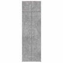 skab 70x42,5x225 cm smalt konstrueret træ betongrå