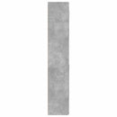 skab 70x42,5x225 cm smalt konstrueret træ betongrå