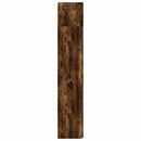 skab 70x42,5x225 cm konstrueret træ røget egetræsfarve