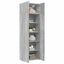 skab 70x42,5x225 cm konstrueret træ grå sonoma-eg