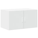 opbevaringsskab 70x42,5x225 cm konstrueret træ hvid