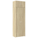 skab 70x42,5x225 cm konstrueret træ sonoma-eg