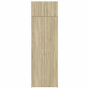 skab 70x42,5x225 cm konstrueret træ sonoma-eg