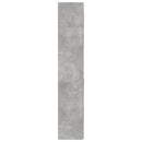 skab 70x42,5x225 cm konstrueret træ betongrå