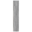 skab 70x42,5x225 cm konstrueret træ grå sonoma-eg