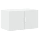 opbevaringsskab 70x42,5x225 cm konstrueret træ hvid