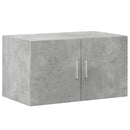 skab 70x42,5x225 cm smalt konstrueret træ betongrå