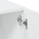 opbevaringsskab 80x42,5x225 cm konstrueret træ hvid