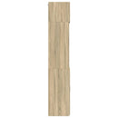 skab 80x42,5x225 cm konstrueret træ sonoma-eg