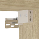 skab 80x42,5x225 cm konstrueret træ sonoma-eg