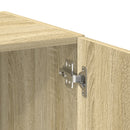 skab 80x42,5x225 cm konstrueret træ sonoma-eg
