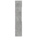 skab 80x42,5x225 cm konstrueret træ betongrå