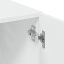 opbevaringsskab 80x42,5x225 cm konstrueret træ hvid