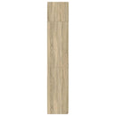 skab 80x42,5x225 cm konstrueret træ sonoma-eg