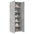 skab 80x42,5x225 cm konstrueret træ betongrå