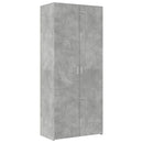 skab 80x42,5x225 cm konstrueret træ betongrå