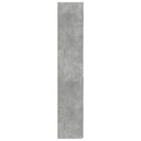 skab 80x42,5x225 cm konstrueret træ betongrå