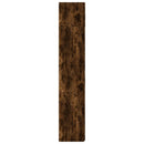 skab 80x42,5x225 cm konstrueret træ røget egetræsfarve
