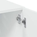 skab 80x42,5x249 cm konstrueret træ hvid