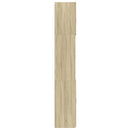 skab 80x42,5x249 cm konstrueret træ sonoma-eg