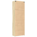 skab 80x42,5x249 cm konstrueret træ sonoma-eg