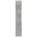 skab 80x42,5x249 cm konstrueret træ betongrå