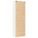 skab 80x42,5x249 cm konstrueret træ hvid