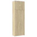 skab 80x42,5x249 cm konstrueret træ sonoma-eg